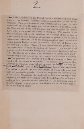 Lot #32 Rutherford B. Hayes Signed Revised Paste-Up Address, Advocating Universal Public Education and Federal Support for Schooling in the Post-Reconstruction Era - Image 4