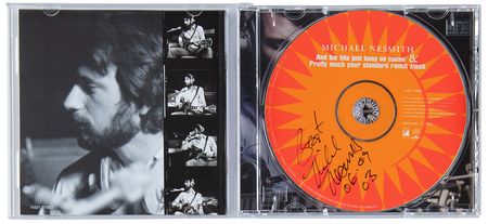 Lot #360 The Monkees: Michael Nesmith Signed CD - And the Hits Just Keep on Comin'/Pretty Much Your Standard Ranch Stash - Image 1