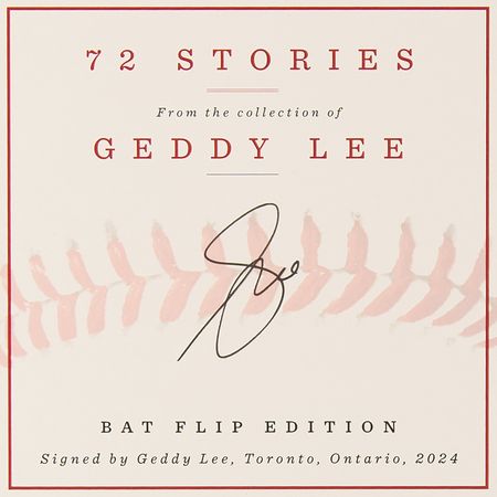 Lot #375 Rush: Geddy Lee Signed Book - 72 Stories - Image 2