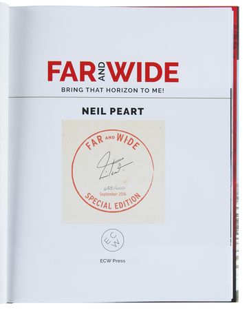 Lot #376 Rush: Neil Peart Signed Book - Far and Wide (Ltd. Ed. #638/1000) - Image 4