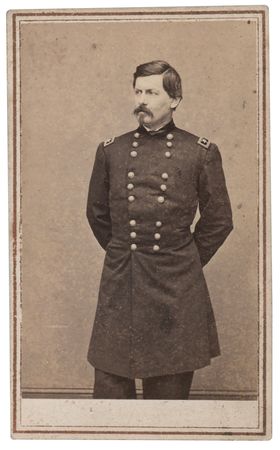 Lot #211 Allan Pinkerton Signed Photograph of George B. McClellan - Image 2