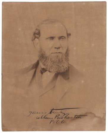 Lot #212 Allan Pinkerton Signed Photograph