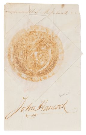Lot #94 John Hancock Signature
