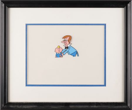 Lot #296 Bob Cratchit and Tiny Tim production cel