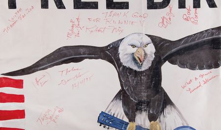 Lot #356 Lynyrd Skynyrd Multi-Signed (20+) Banner - Image 3