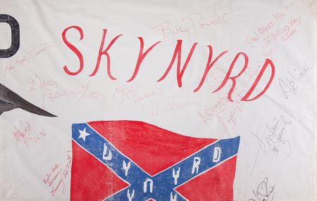 Lot #356 Lynyrd Skynyrd Multi-Signed (20+) Banner - Image 5