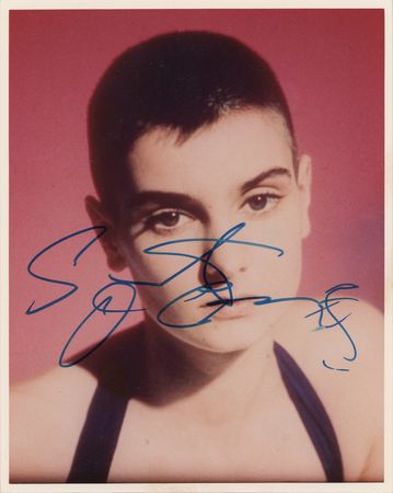 Lot #361 Sinead O'Connor Signed Photograph