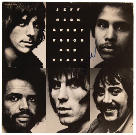 Lot #328 Jeff Beck Signed Album - Rough and Ready