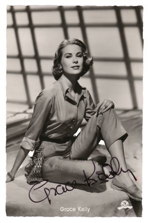 Lot #406 Grace Kelly Signed Photograph