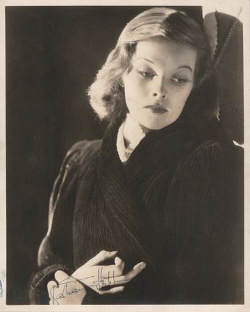 Lot #405 Katharine Hepburn Signed Photograph