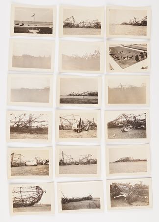 Lot #252 Hindenburg Disaster Collection of (7) Debris Fragments and (18) Original Candid Photographs of the Lakehurst Crash Site - Image 3