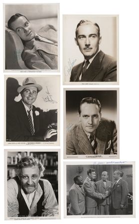 Lot #395 Actors (26) Signed Photographs with Bob Hope, Fredric March, and Lee J. Cobb - Image 2