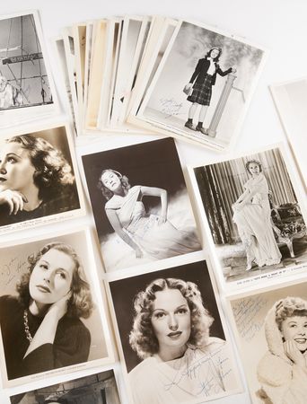 Lot #396 Actresses (27) Signed Photographs with