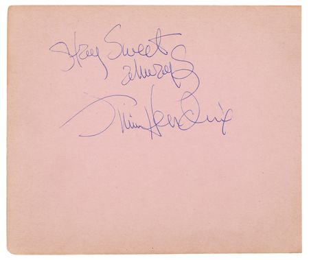 Lot #342 Jimi Hendrix Signature - 