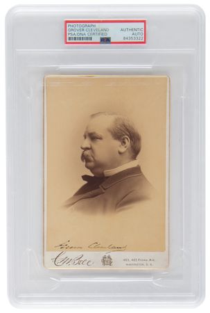 Lot #35 Grover Cleveland Signed Photograph