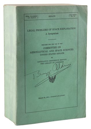Lot #269 Buzz Aldrin Signed Book - Legal Problems
