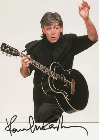 Lot #326 Beatles: Paul McCartney Signed 1989 World