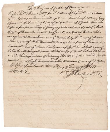 Lot #241 Samuel Wyllys Signed Connecticut 'High