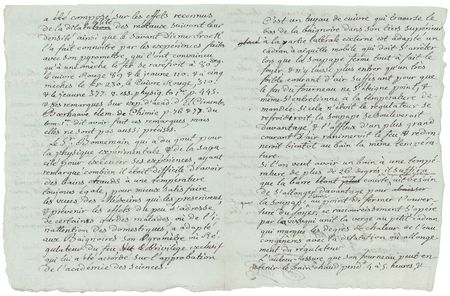 Lot #141 Joseph Guillotin Letter Signed - Report on a Heat Regulator Adapted for Bathtubs - Image 2