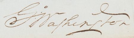Lot #5 George Washington Signature - Image 2