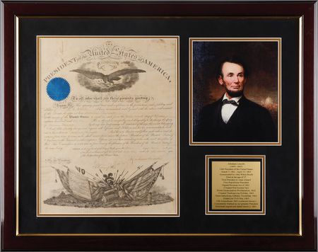 Lot #25 Abraham Lincoln War-Dated Document Signed