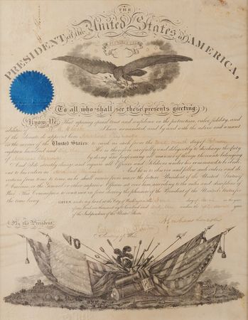 Lot #25 Abraham Lincoln War-Dated Document Signed as President - One Day Before Approving the Controversial Enrollment Act of 1863 - Image 2