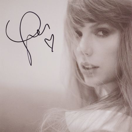 Lot #394 Taylor Swift Signed Album Insert Print - Image 1