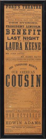 Lot #500 Lincoln Assassination: Ford's Theatre