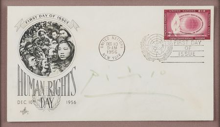 Lot #285 Pablo Picasso Signed First Day Cover - Image 2