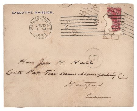 Lot #36 Grover Cleveland Autograph Letter Signed as President to Colt's Patent Fire-Arms Manufacturing Company, Requesting an 8-Gauge Shotgun - Image 2