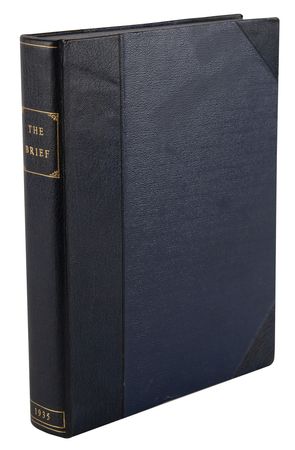 Lot #56 John F. Kennedy 1935 Choate 'The Brief' Yearbook - Image 7