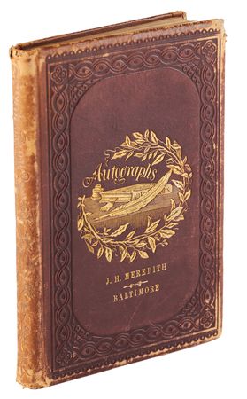 Lot #24 Pre-Civil War 1858 Autograph Album of President Buchanan, His Cabinet, and a Near-Complete 35th Congress on the Eve of Disunion - Image 4