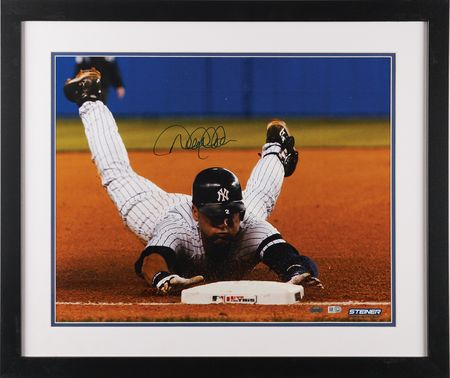 Lot #440 Derek Jeter Oversized Signed Photograph