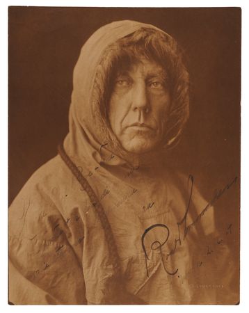 Lot #193 Roald Amundsen Signed Photograph