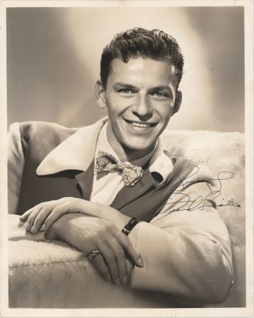 Lot #427 Frank Sinatra Signed Photograph