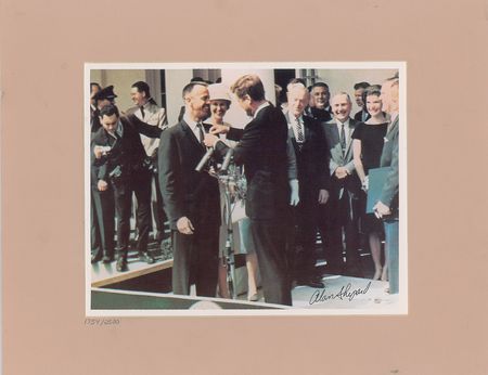 Lot #259 Alan Shepard Signed Photograph (Ltd. Ed.