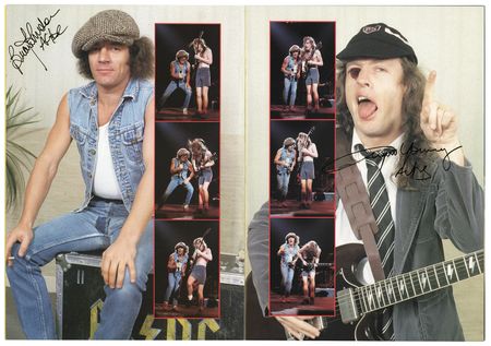 Lot #318 AC/DC Signed 1986 'Fly On the Wall' Tour Program - Image 2