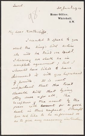 Lot #136 Winston Churchill Autograph Letter Signed