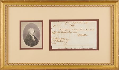 Lot #191 David Hume Autograph Document Signed,