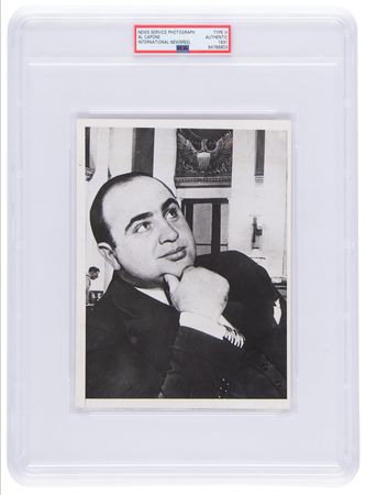 Lot #208 Al Capone Original Photograph - PSA Type