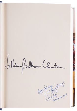 Lot #83 Bill, Hillary, and Chelsea Clinton Signed Book - My Life - Image 3
