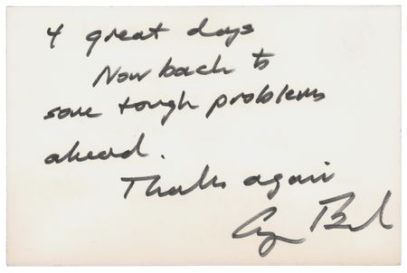 Lot #77 George Bush Autograph Letter Signed as President-Elect: 