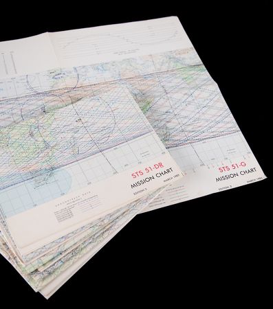 Lot #275 Space Shuttle (11) Mission Charts -