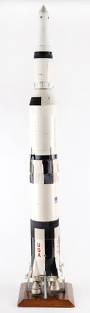 Lot #261 NASA Saturn V Educational Display Model - 4 Feet Tall - Image 3