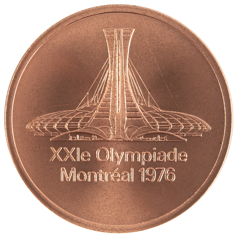 Lot 3122 Montreal 1976 Summer Olympics Copper Participation Medal