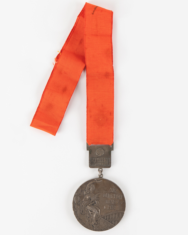 Lot 3081 Mexico City 1968 Summer Olympics Gold Winner's Medal for Women's Volleyball