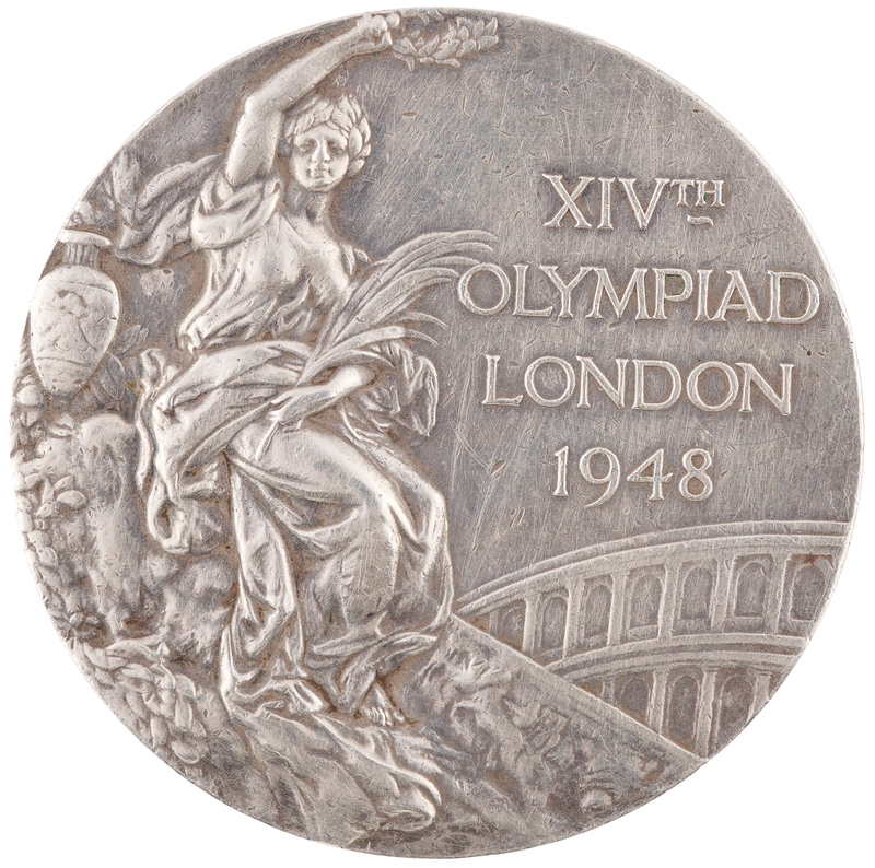 Lot 3074 London 1948 Summer Olympics Silver Winner's Medal