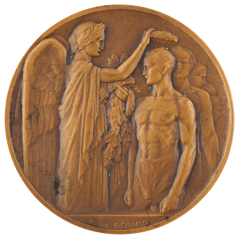 Lot 3112 Paris 1924 Summer Olympics Bronze Participation Medal