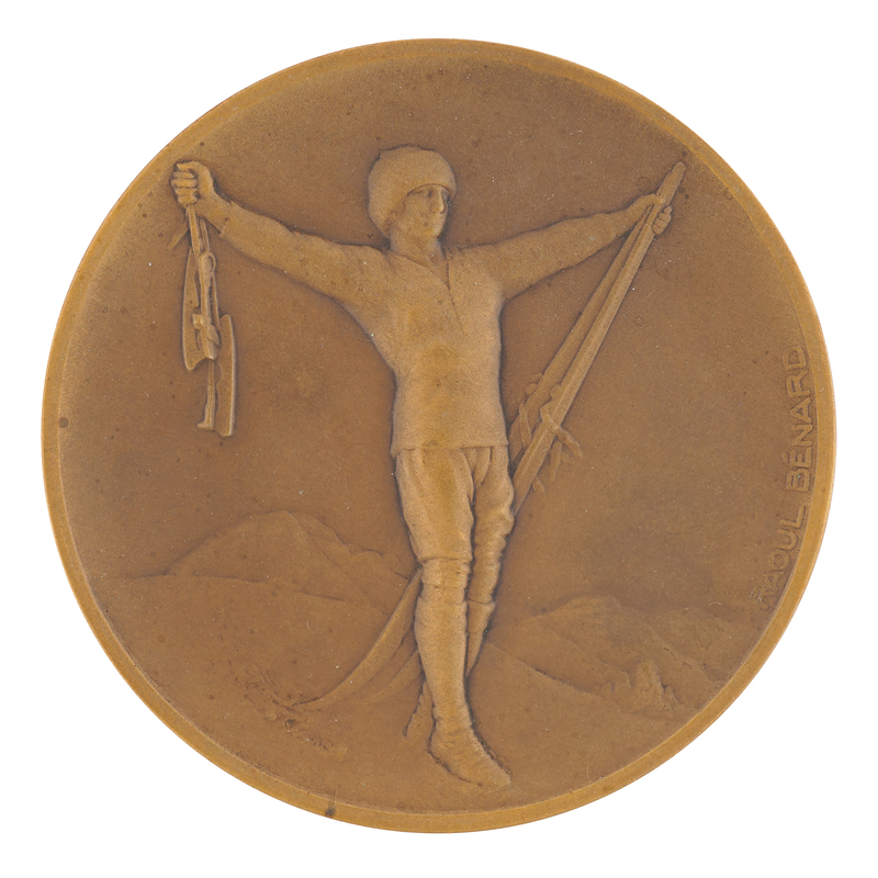 Lot 3066 Chamonix 1924 Winter Olympics Bronze Winner's Medal