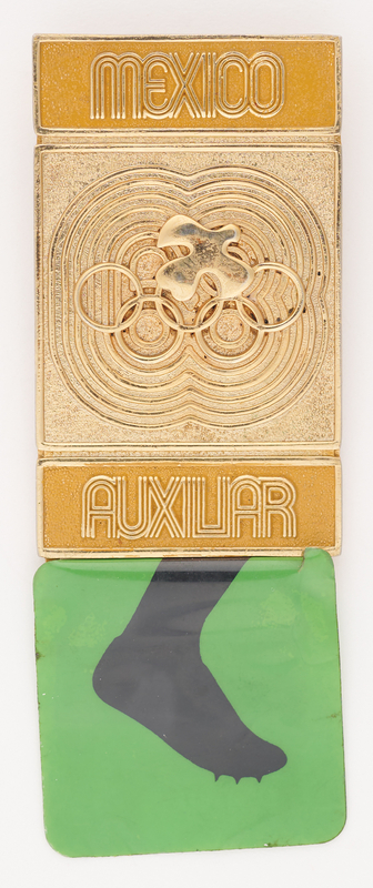 Lot 3193 Mexico City 1968 Summer Olympics Athletics Assistant's Badge